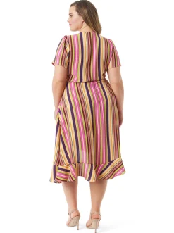 Jessica Simpson Varsha Wrap Dress In Rose Violet< Dresses
