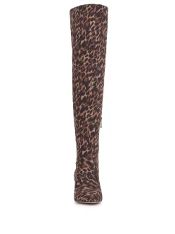 Jessica Simpson Verity Stiletto Boot In Leopard< Boots & Booties