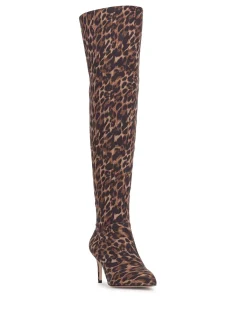 Jessica Simpson Verity Stiletto Boot In Leopard< Boots & Booties