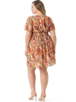 Jessica Simpson Vilma Button Front Dress In < Dresses