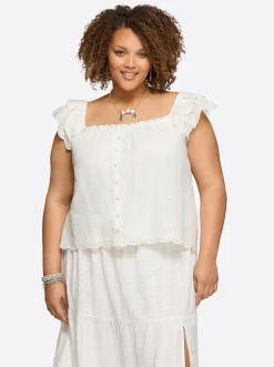 Jessica Simpson Violetta Top In < Sets|Tops & Tees