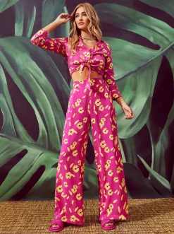 Jessica Simpson Winnie Wide Leg Pants In < Bottoms|Sets
