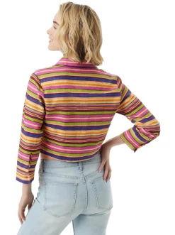 Jessica Simpson Wisteria Tie Front Top In < Sets|Tops & Tees