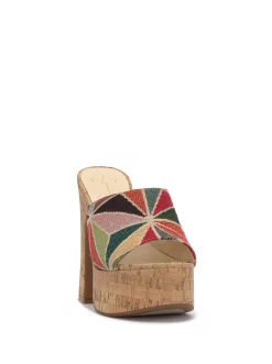 Jessica Simpson Xona Platform Sandal In Moroccan< Sandals|Slides & Mules