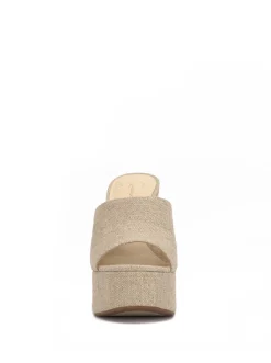 Jessica Simpson Xona Platform Sandal In Natural< Sandals|Slides & Mules