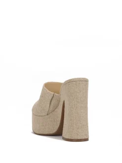 Jessica Simpson Xona Platform Sandal In Natural< Sandals|Slides & Mules