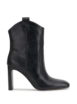 Jessica Simpson Xovira Heeled Bootie In Leather< Boots & Booties