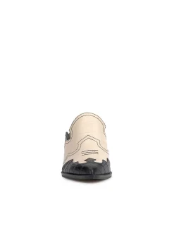 Jessica Simpson Zurina Heeled Mule In Two-Tone< Slides & Mules