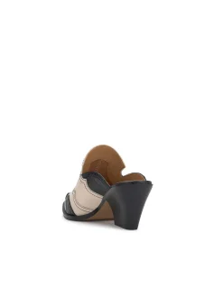 Jessica Simpson Zurina Heeled Mule In Two-Tone< Slides & Mules